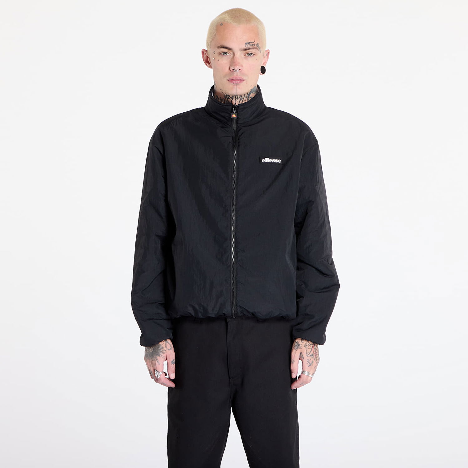 Jakke Ellesse Jacket Pallatini Fz Jacket Black/ White S Sort | SHX2098-1038, 0