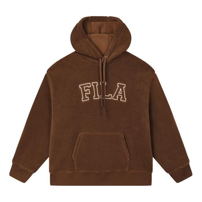 Sweatshirt FILA Warm Fleece Hoodie Brun | F11U339203F-DK