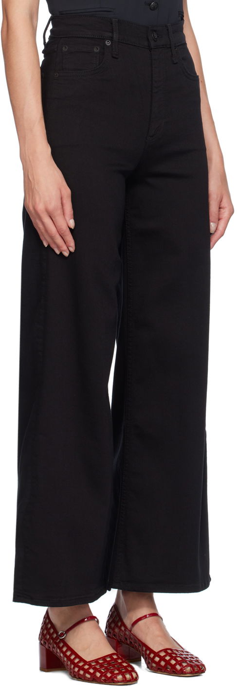 Jeans rag & bone Sofie Ankle Ultra Wide-Leg Jeans Sort | WDD24F3000N5BL, 1