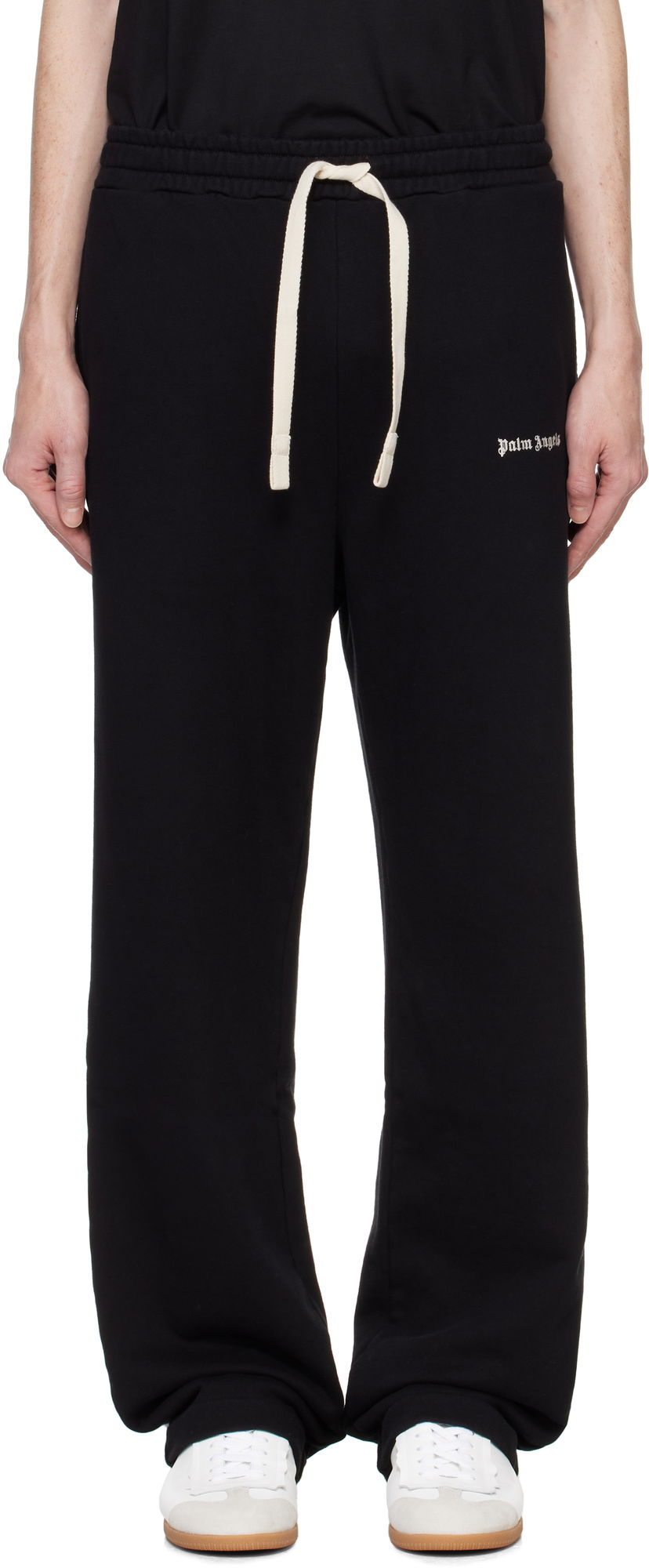 Joggingbukser Palm Angels Sweatpants Classic Logo Sort | PMCH022C99FLE0011003