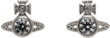 Øreringe Vivienne Westwood Silver Orb Crystal Earrings Metalisk | 62010220-02P102-SM, 0