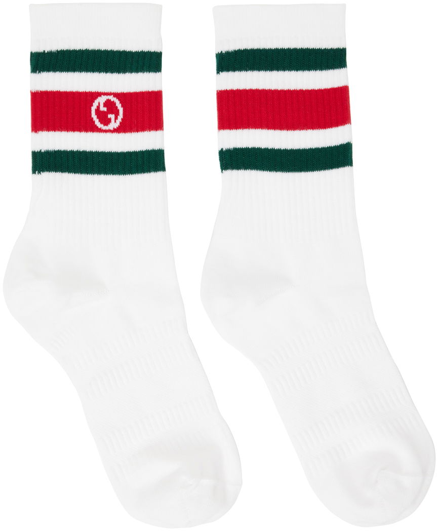 Undertøj og sokker Gucci Round Interlocking G Hvid | 750705 4GADU, 0