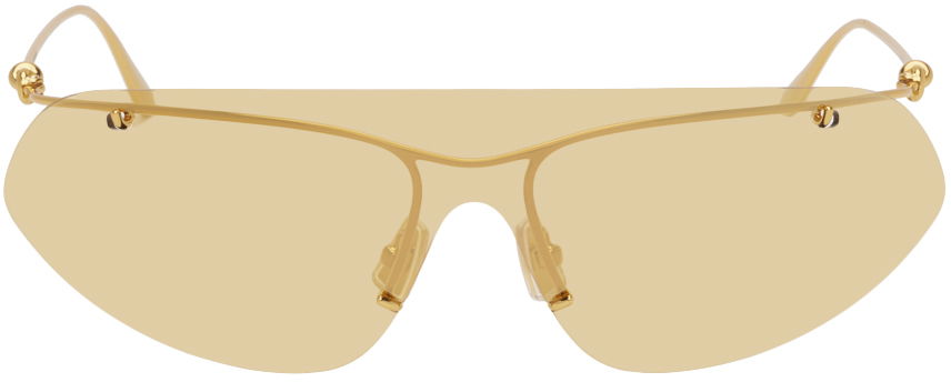 Solbriller Bottega Veneta Knot Sunglasses Beige | BV1272S, 0