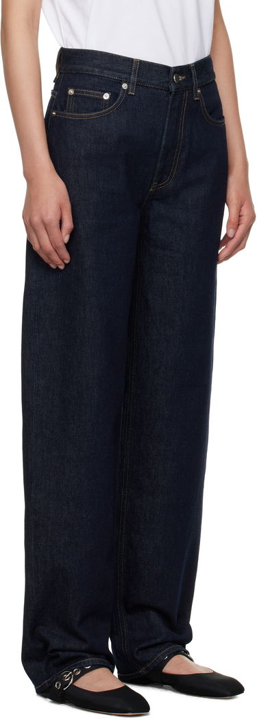 Jeans Loulou de Saison Loulou de Saison Samur Straight-Leg Jeans Blå | SAMUR LDS, 1
