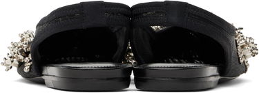 Tilbehør Dries Van Noten Dries Van Noten Embellished Mesh Slingback Ballerinas Sort | WS251-1617-800, 1