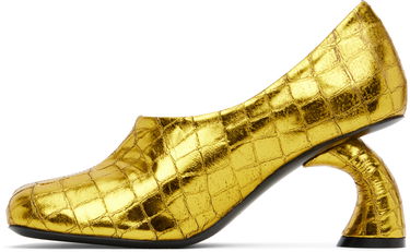 Sneakers og sko Dries Van Noten Dries Van Noten Square Toe Heels Metalisk | WS251-1551-208, 2