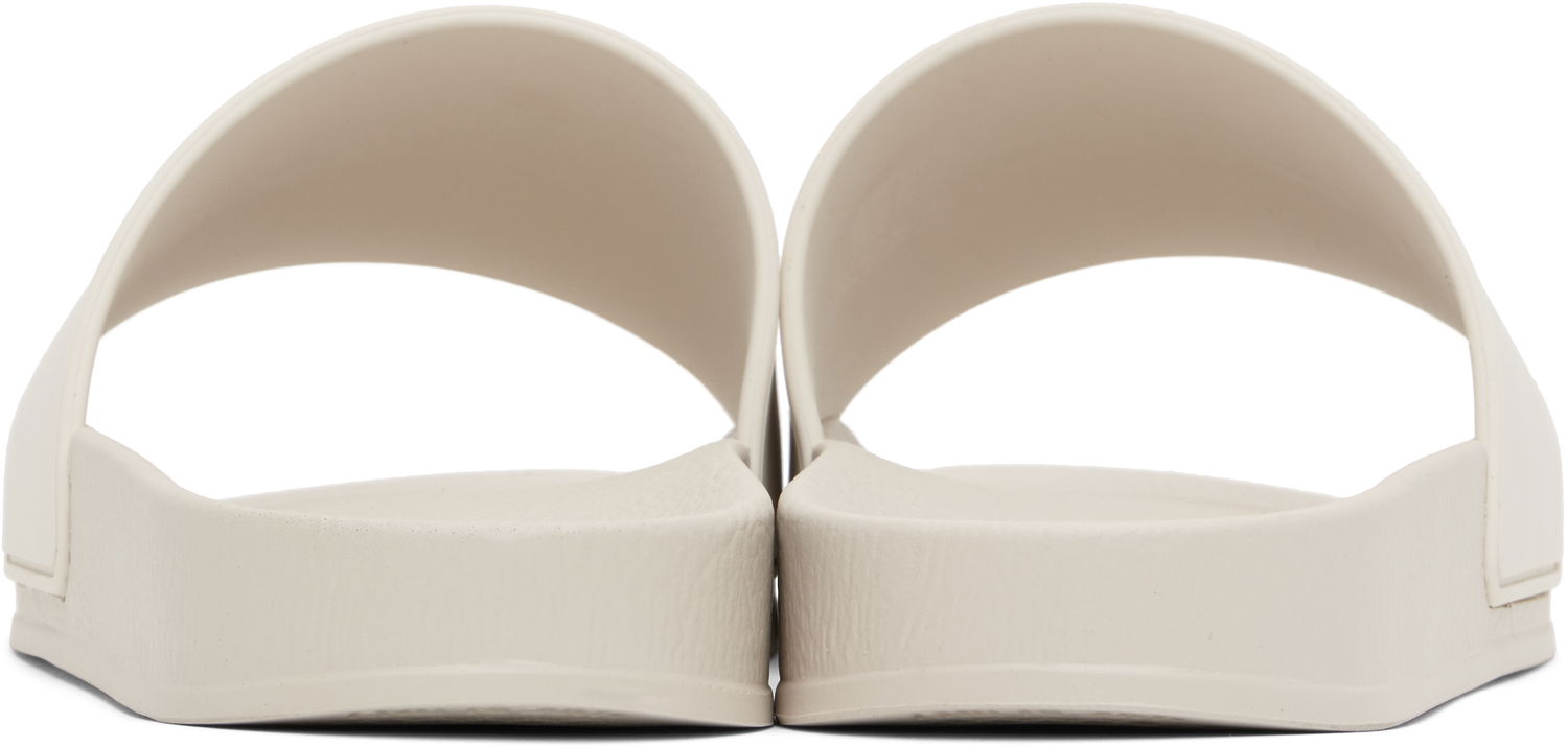 Sneakers og sko Palm Angels Classic Logo Pool Slides Hvid | PWIC013C99MAT0016110, 1