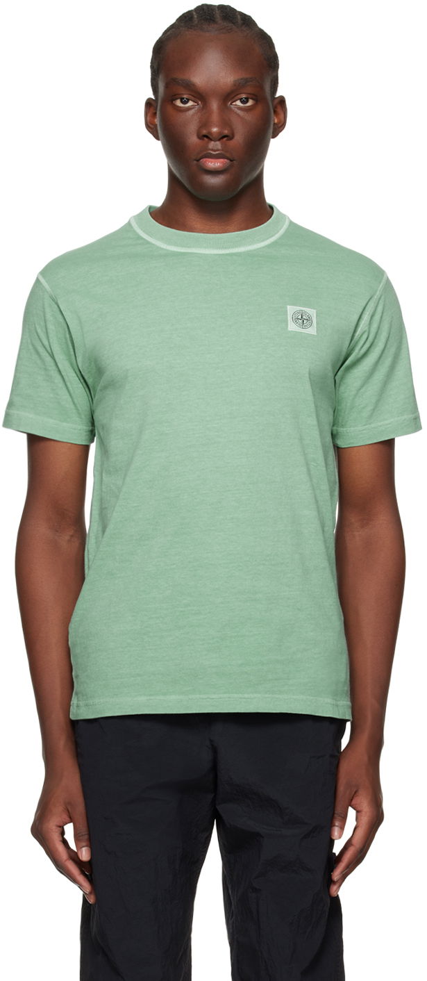 T-shirt Stone Island Patch T-Shirt Grøn | 801523757, 0