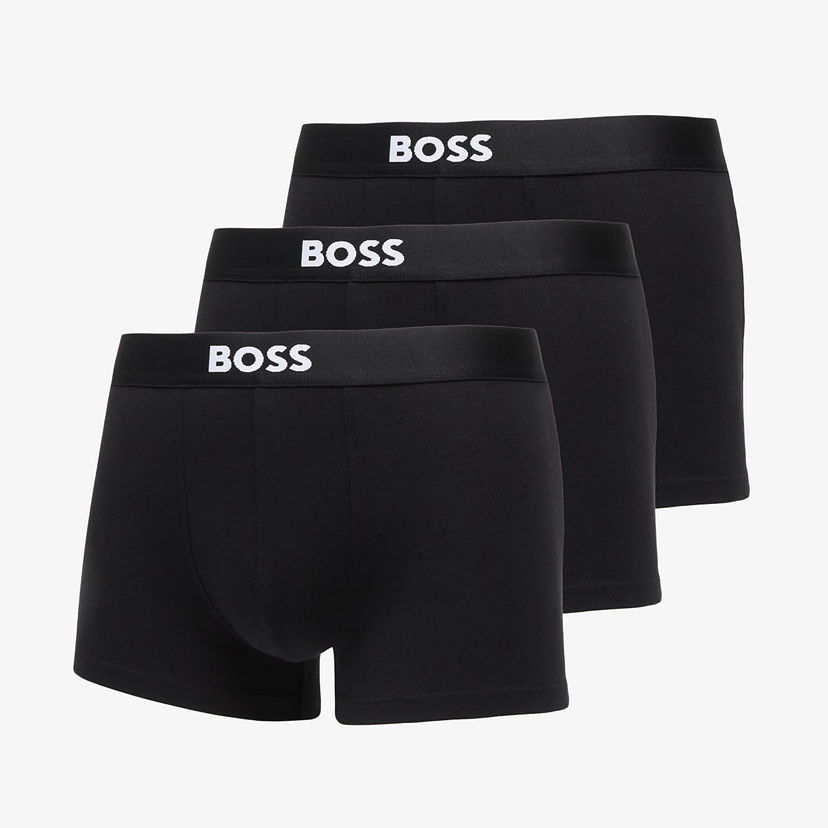 Boksere BOSS Three-Pack of Boss One Trunks Sort | 50544263-001