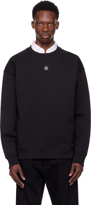 Sweatshirt BOSS Hugo Stacked Logo Sweatshirt Sort | 50533689, 0