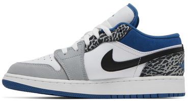 Sneakers og sko Jordan Air Jordan 1 Low SE "True Blue" GS Grå | DQ2514-140, 0