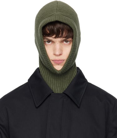 Beanie LEMAIRE Lemaire Lambswool Hooded Balaclava Grøn | AC1147 LK1026, 0