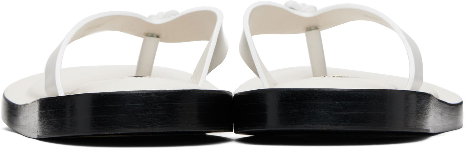 Tøj Jil Sander Jil Sander Thong Sandals Hvid | J44WX0012_P4942, 1