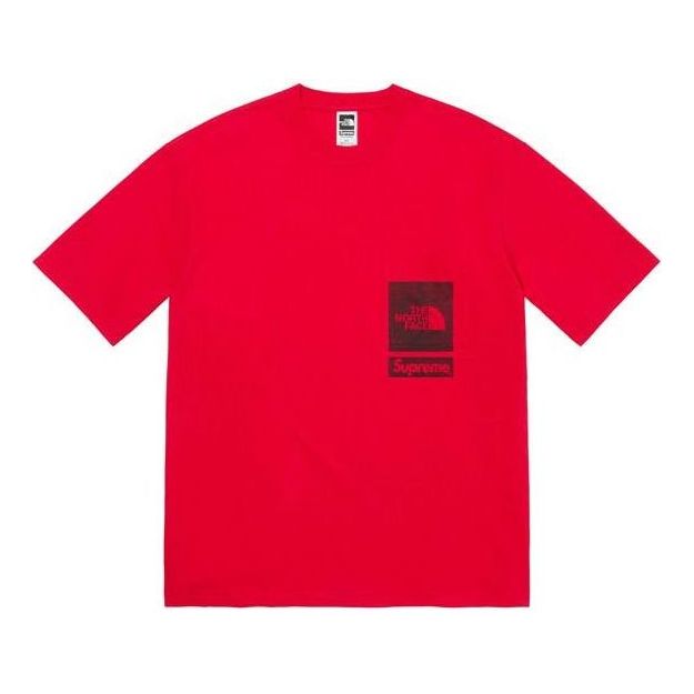 T-shirt Supreme Pocket Print T-Shirt Rød | SUP-SS23-074