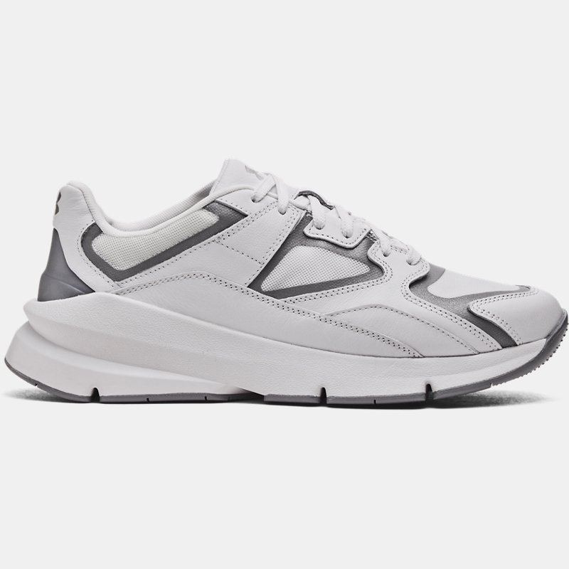 Sneakers og sko Under Armour Unisex Forge 96 Lederschuhe Weiß / Weiß / Reflektierend 44 Hvid | 3027719-100, 0