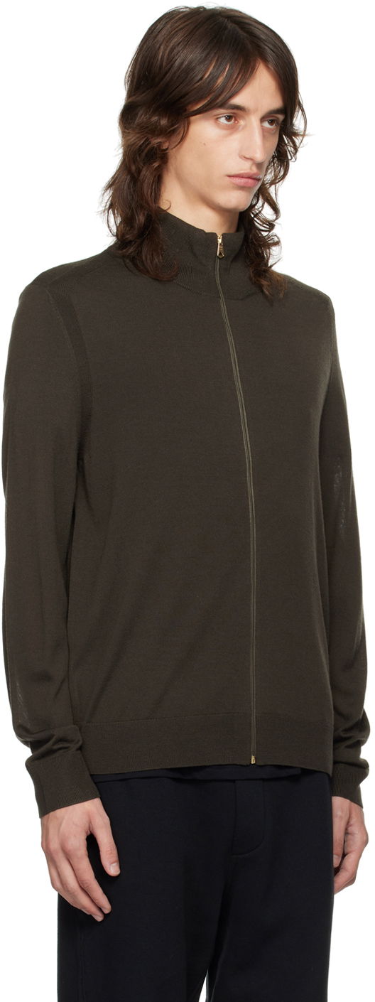 Sweater Paul Smith Paul Smith Zip Through Cardigan Brun | M1R-763X-M02093-35, 1