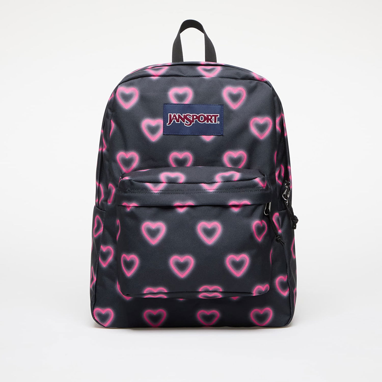 Rygsæk JanSport SuperBreak One Happy Hearts Backpack Black 26 l Sort | EK0A5BAG8O01, 0