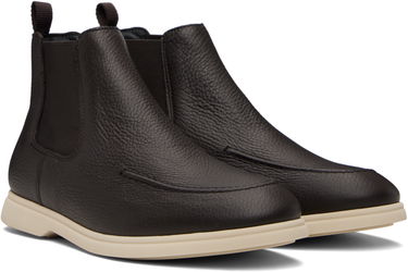 Sneakers og sko BOSS BOSS Leather Chelsea Boots Sort | 50548107, 3