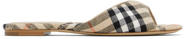 Tilbehør Burberry Burberry Check Mews Sandals Beige | 8106160, 0