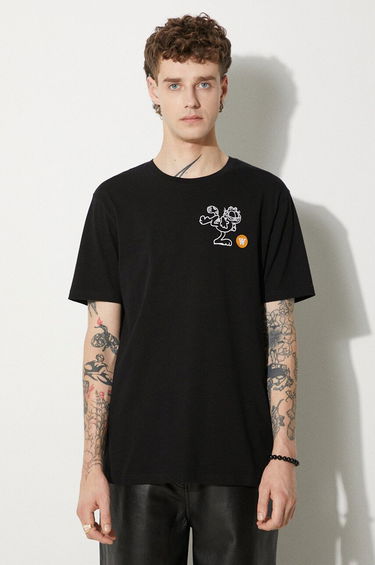 T-shirt WOOD WOOD Ace x Garfield Print T-shirt Sort | 30045705.2222, 0