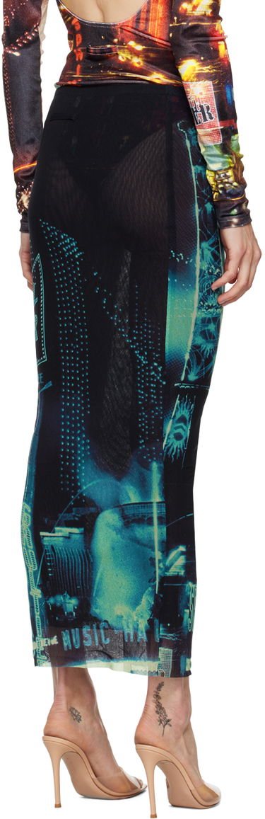 Nederdel Jean Paul Gaultier Jean Paul Gaultier 'The Pigalle' Print Maxi Skirt Flerfarvet | 24/30-F-JU119-T552-59560100, 2