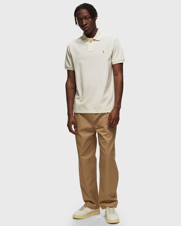 Polo skjorte Polo by Ralph Lauren SSKCCMSLM1-SHORT SLEEVE-KNIT Beige | 710680784372, 2