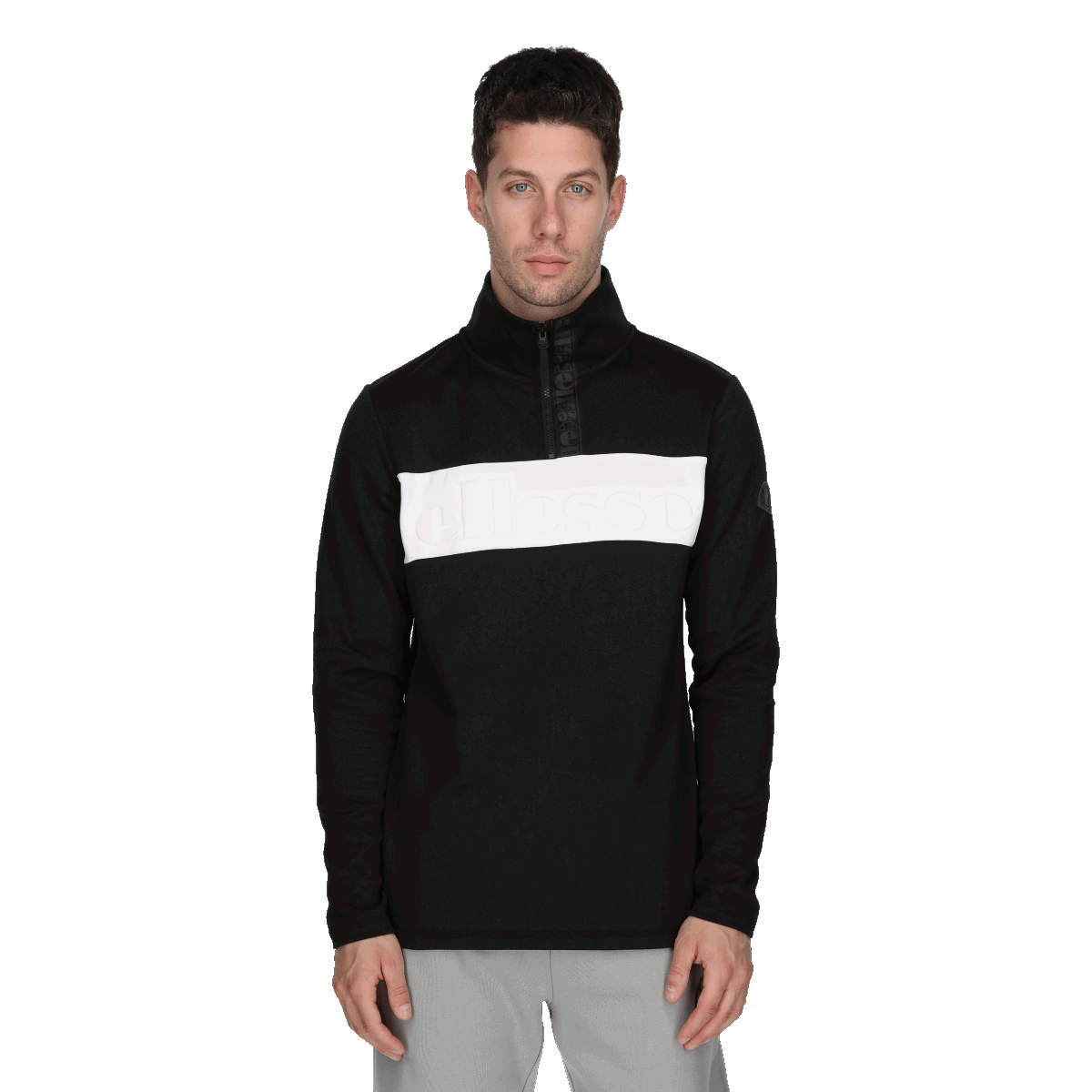 Sweatshirt Ellesse Men's Quarter-Zip Pullover Sort | ELA233M611-01, 0