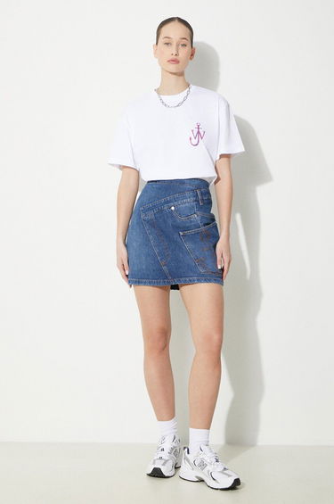 T-shirt JW Anderson JW Anderson Naturally Sweet Anchor T-Shirt Hvid | JT0220.PG0980.001, 1