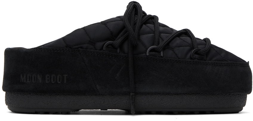 Tøj Moon Boot Black Quilted Mules Sort | 14602600, 0