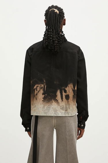 Jakke Rick Owens Alice Denim Jacket Sort | DS02D2714.BSUN, 1