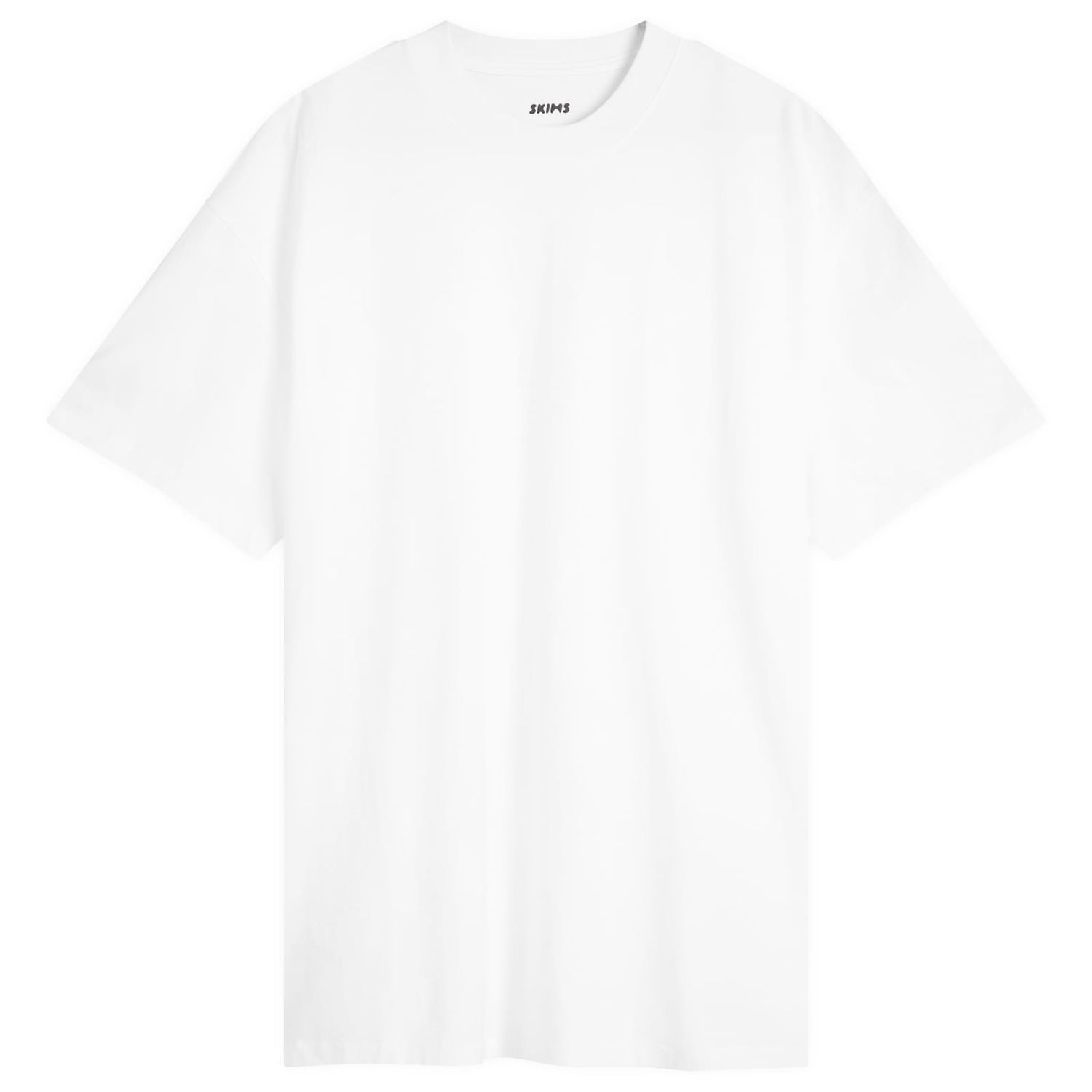 T-shirt SKIMS T-Shirt, Size Large Hvid | SS-STT-6414M-CHA, 1