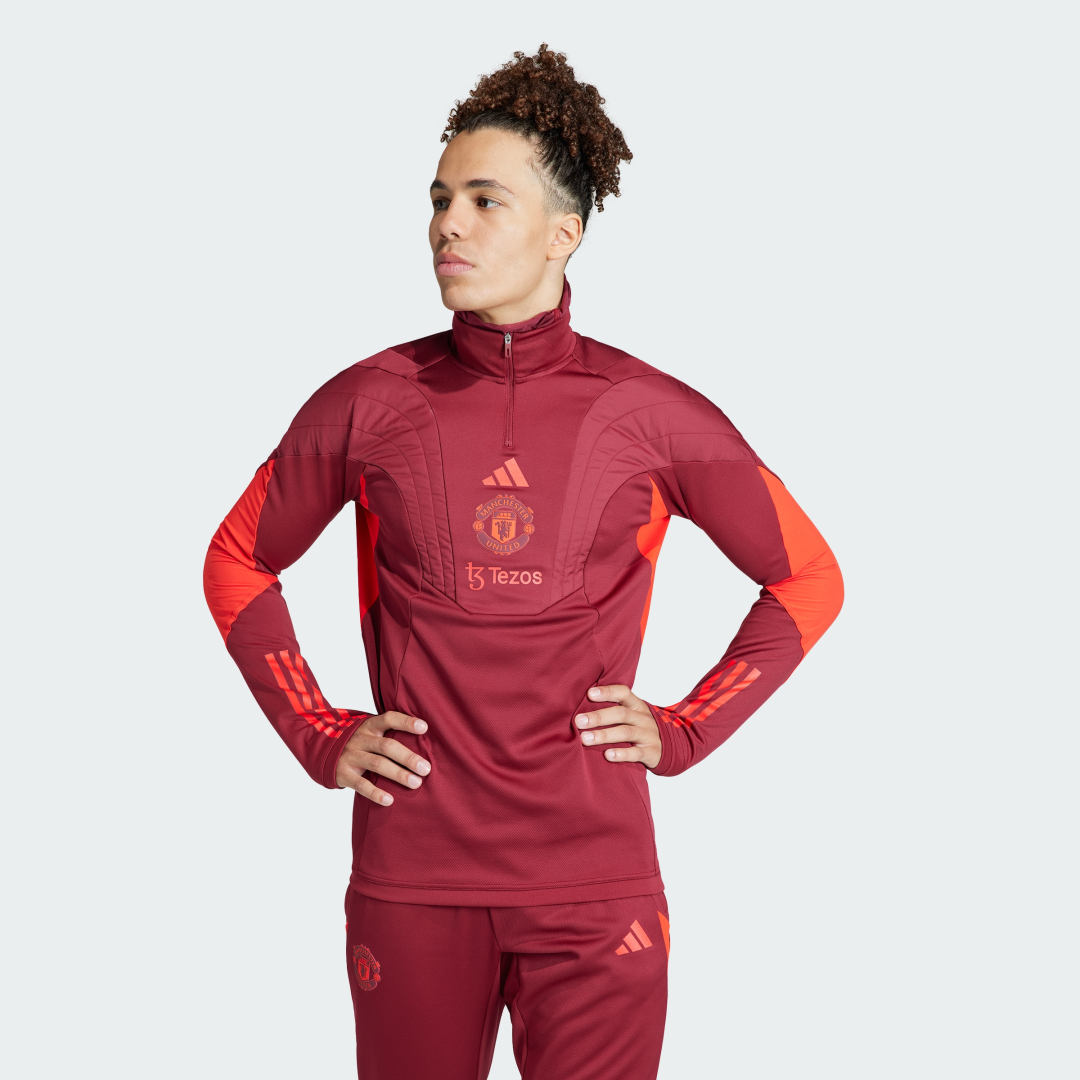 Sweatshirt adidas Performance Manchester United Tiro 23 Winterized Top Bourgogne | IA7279, 1