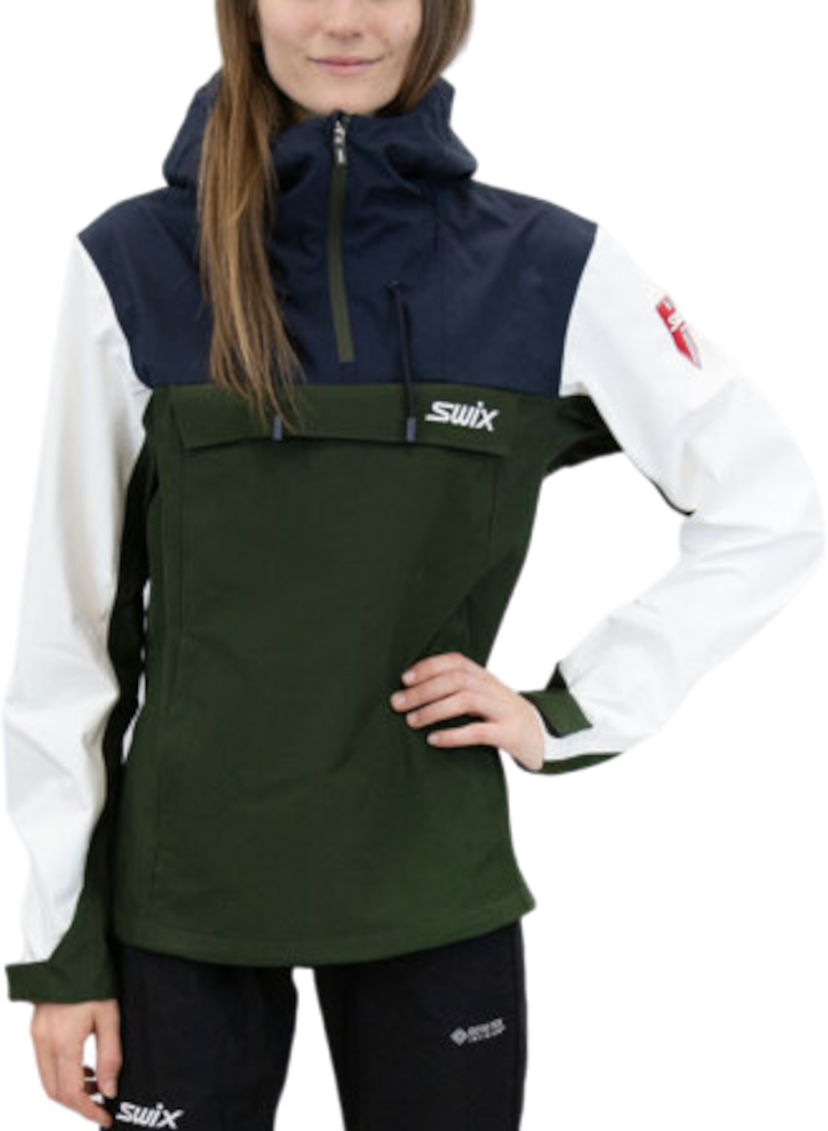 Vindjakke SWIX Swix Blizzard Anorak Hoodie Flerfarvet | 12476-48000