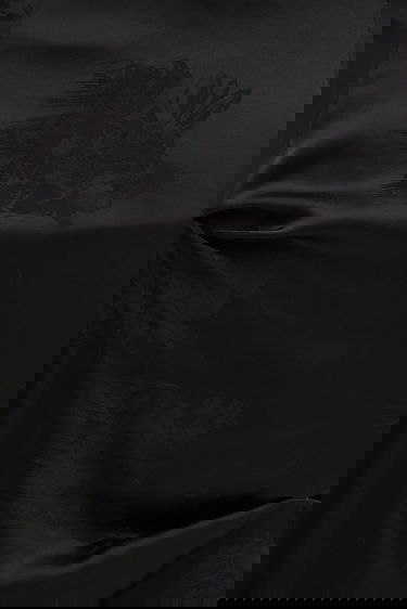 Nederdel GANNI Fluid Satin Jacquard Tuck Detail Long Midi Skirt Sort | W0997, 3