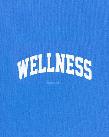 Sweatshirt Sporty & Rich Wellness Ivy Cropped Crewneck Blå | CR624OC, 1