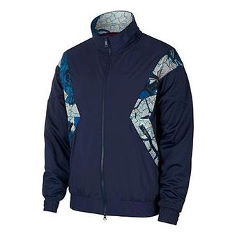 Vindjakke Jordan Air Jordan RW Flight Jacket Mørkeblå | AV4752-410