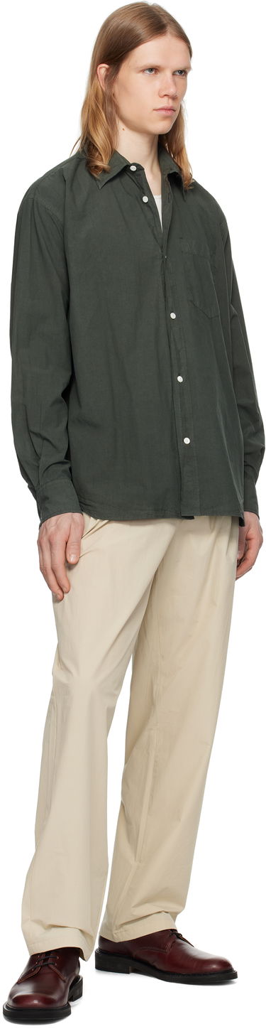 Skjorte NORSE PROJECTS Norse Projects Mo Cotton Tencel Shirt Grøn | N40-0822, 3