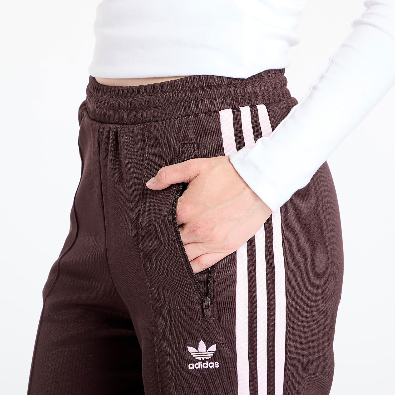 Bukser og jeans adidas Originals Beckenbauer Tracksuit Brown Brun | IR6093, 1