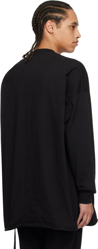 Sweater Rick Owens Rick Owens DRKSHDW Hollywood Tommy Long Sleeve T-Shirt Sort | DU01E3292 RIGP, 2