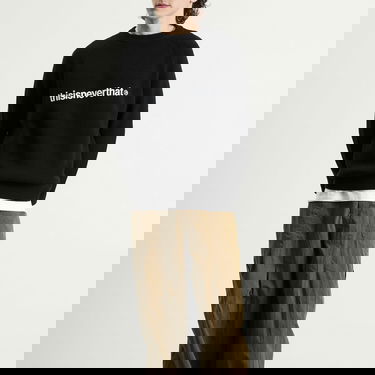 Sweater thisisneverthat T-Logo Knit Jumper Sort | TN253KKNPK01-BLK, 2