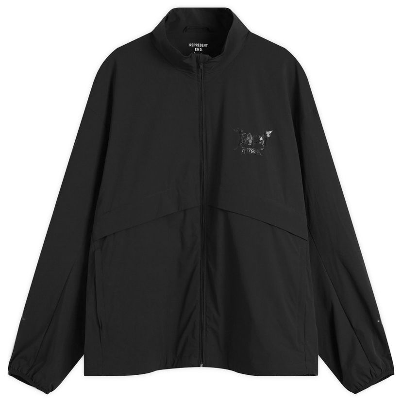 Vindjakke Represent Clo 247 Track Jacket, Size Large Sort | 247M125-01