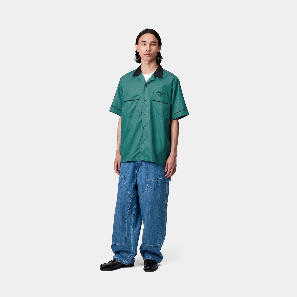 Skjorte Carhartt WIP Carhartt WIP Short Sleeve Bowl Shirt Grøn | I035153_9, 1