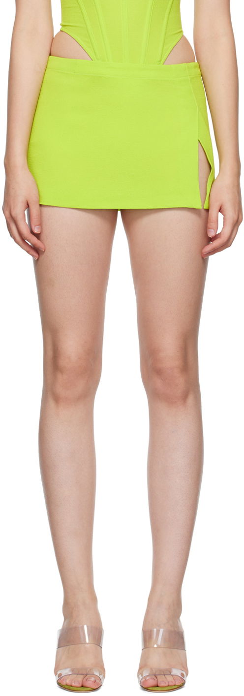 Nederdel Miaou Miaou Micro Miniskirt Grøn | 4012-CL-NELI
