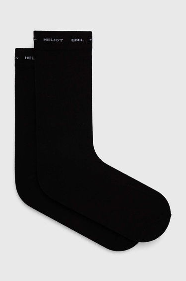 Sokker HELIOT EMIL Black Socks Sort | HE.16.45.C01, 0