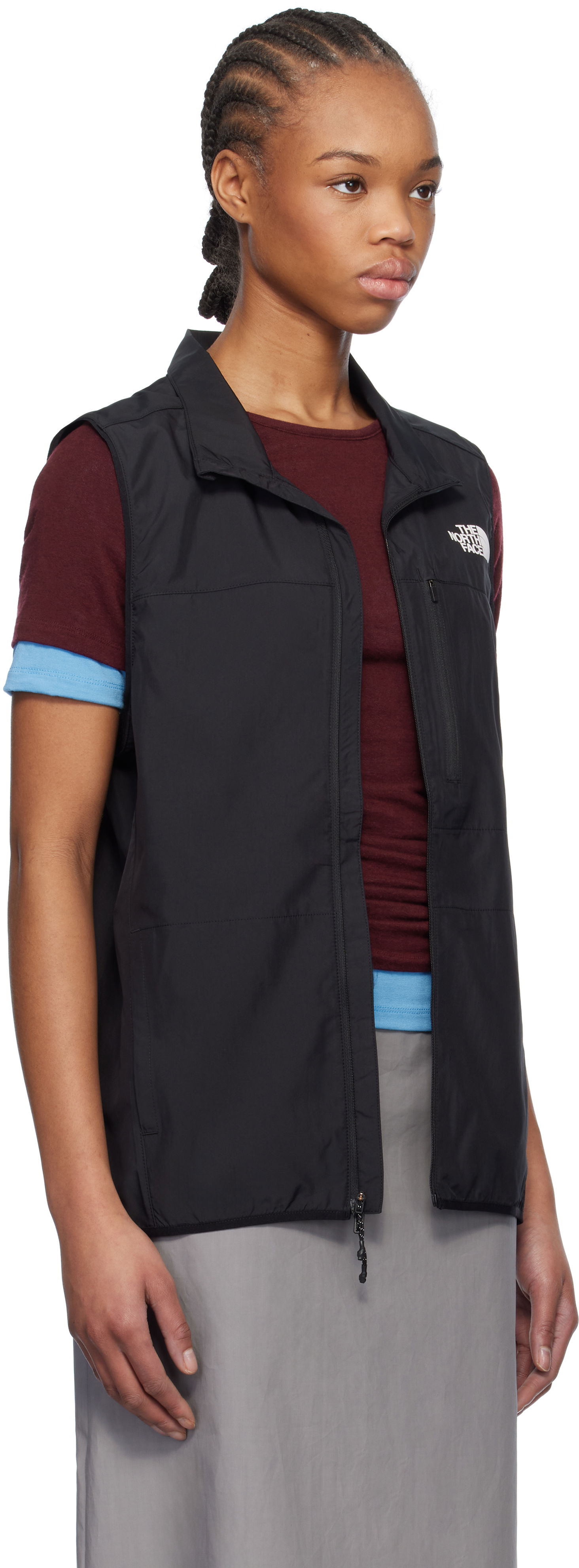 Vest The North Face Higher Run Wind Vest Sort | NF0A8726, 1