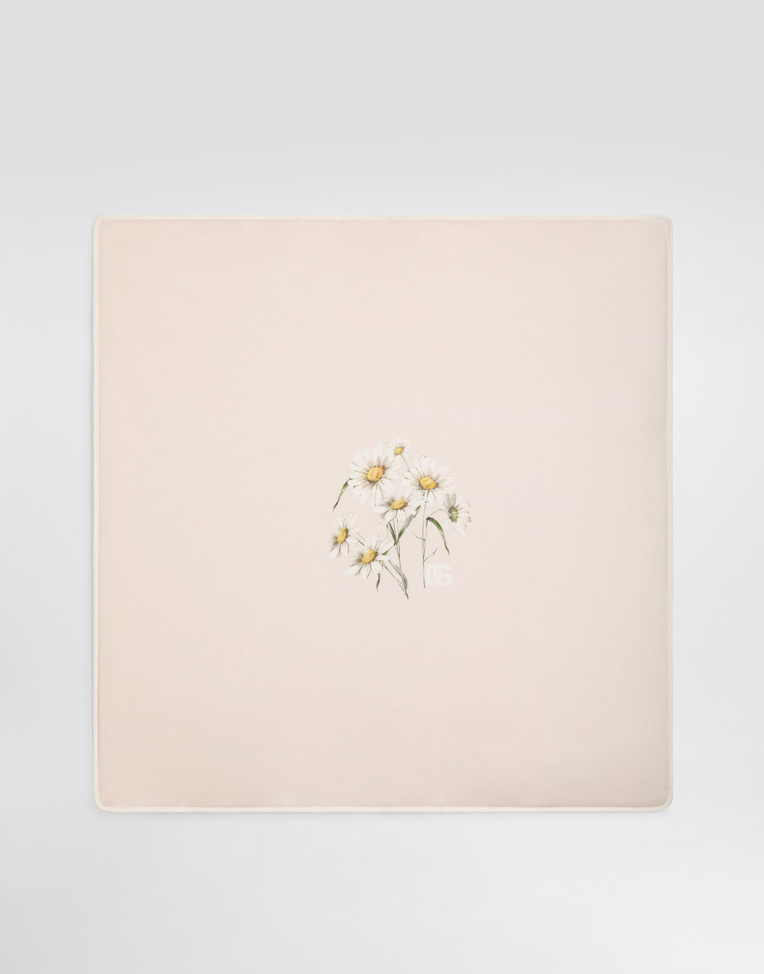 Tøj og tilbehør Dolce & Gabbana Dolce & Gabbana Daisy-Print Interlock Baby Blanket Beige | LNJAE7II7IOHF5RI, 0