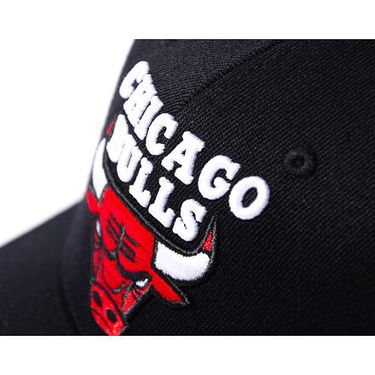 Kasket Mitchell & Ness NBA Top Spot Classic Red Chicago Bulls Black Sort | HHSSINTL1265-CBUBLCK, 4