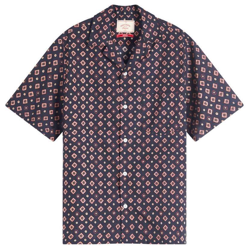 Skjorte Portuguese Flannel Portuguese Flannel Dice Vacation Shirt Mørkeblå | SS25-030-NVY