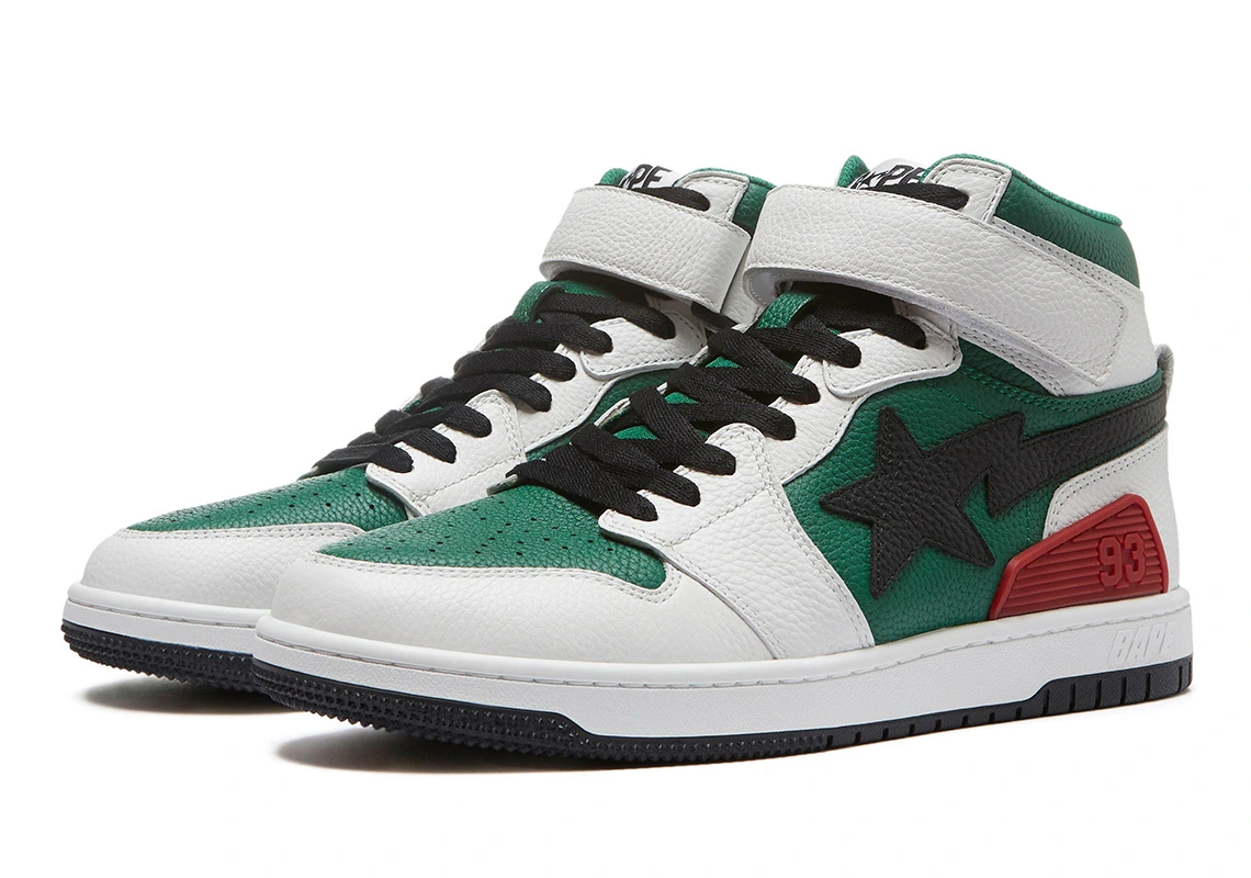 Sneakers og sko BAPE Block Sta High 2 Grøn | 001FWH801002I, 1