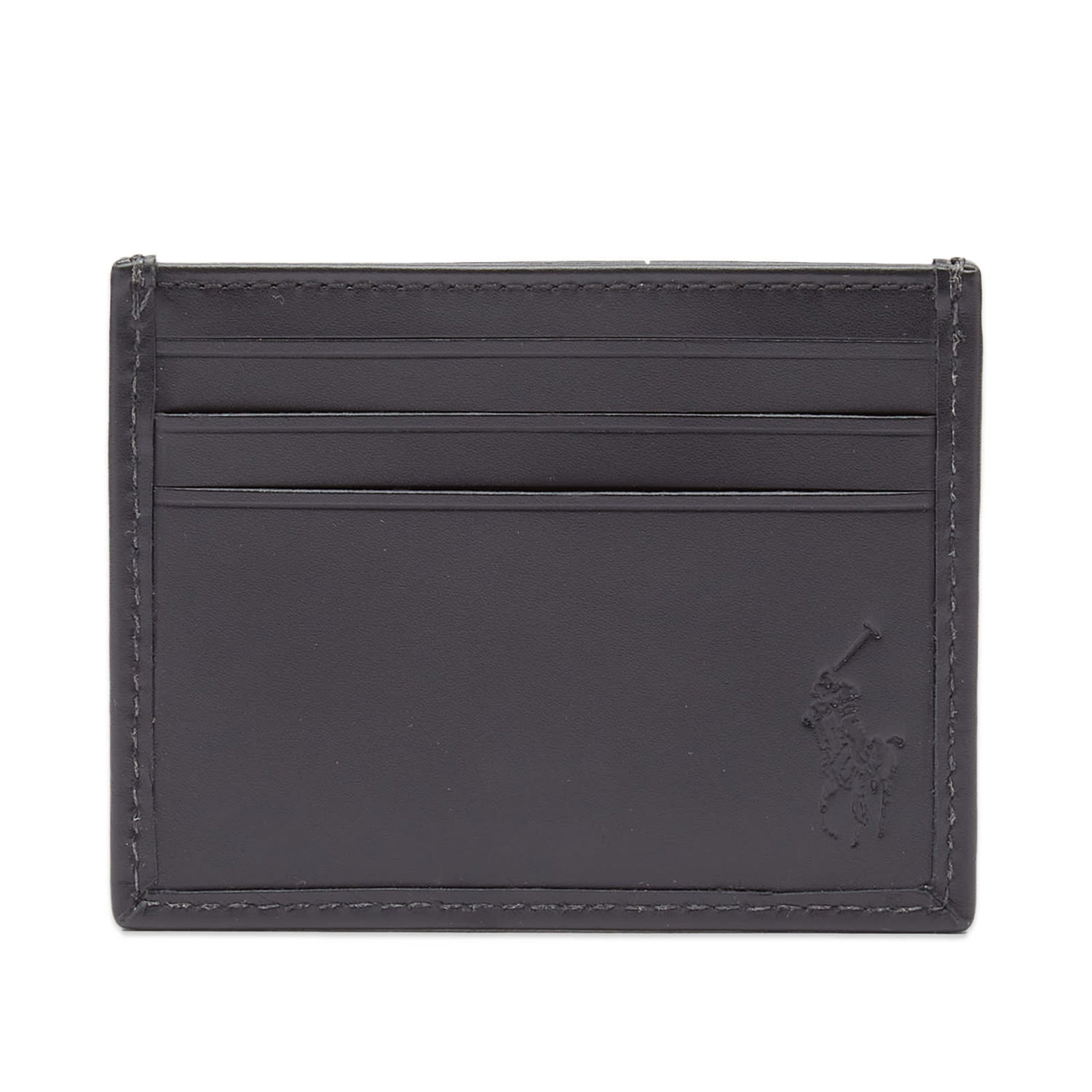 Tegnebog Polo by Ralph Lauren Multi Pony Player Card Holder Black/White Sort | 405845400001, 0